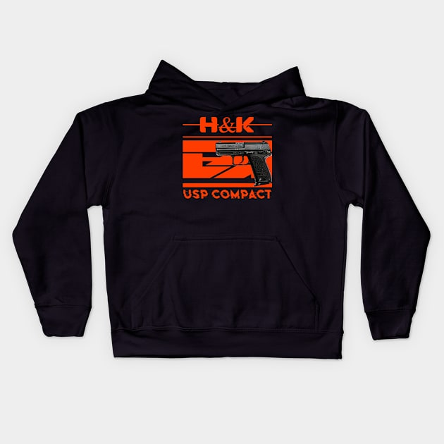 HK USP Compact Kids Hoodie by Aim For The Face